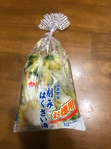 三井食品工業　お徳用国産刻み白菜漬　３００ｇのレビュー画像