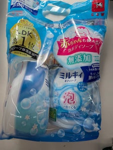牛乳石鹸　泡ミルキィＢＳせっけんの香り　本体＋詰替の商品写真