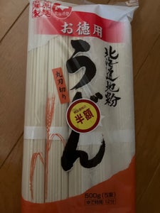 藤原製麺　お徳用　地粉うどん　袋　５００ｇのレビュー画像