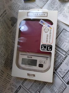 タニタ　クッキングスケール　ＫＪ−２１０Ｍ−ＲＤの商品写真