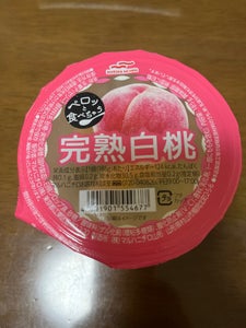 マルハニチロ　ペロッと食べちゃう完熟白桃　１８５ｇの商品写真