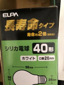 朝日　ＥＬＰＡ　シリカ電球　４０Ｗの商品写真