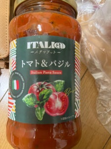 イタリアット　パスタソース・トマト＆バジル４００ｇのレビュー画像