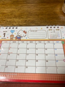 たんぽぽ　２４卓上カレンダー　キティのレビュー画像