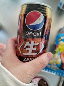 サントリー　ペプシ　＜生＞　ゼロ　缶　３４０ｍｌの商品写真