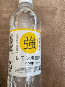 コ−プ　強炭酸水レモン　５００ｍｌの商品写真