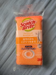 スコッチＢ　ハイブリッドネットスポンジ　オレンジの商品写真