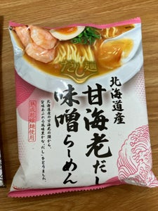 だし麺　北海道産甘海老だし味噌らーめん　１０４ｇの商品写真