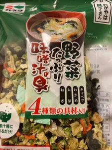 カネタ　徳用　野菜たっぷり味噌汁の具　９０ｇのレビュー画像