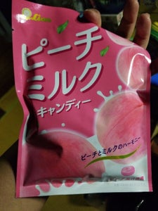 ライオン菓子　ピーチミルクキャンディー　５９ｇの商品写真