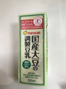 マルサン　国産大豆の調整豆乳　２００ｍｌの商品写真