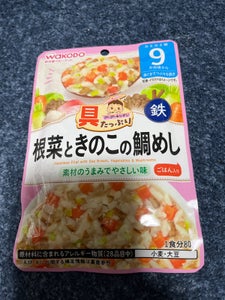 和光堂　グーグーキッチン根菜ときのこの鯛めし８０ｇのレビュー画像
