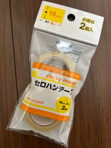 ホリアキ　ハートインセロテープ　１６ｍｍ　２Ｐの商品写真