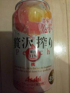 アサヒ　贅沢搾り　桃　缶　３５０ｍｌのレビュー画像