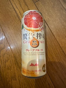 アサヒ　贅沢搾りグレープフルーツ　缶　５００ｍｌのレビュー画像