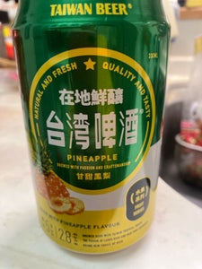 台湾パイナップルビール　缶　３３０ｍｌの商品写真