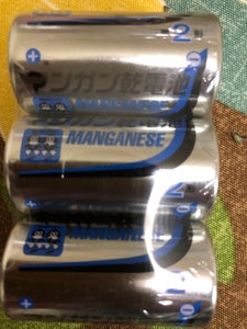 モリトク　マンガン乾電池単２　ＭＤＣＭ００６　３Ｐのレビュー画像