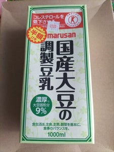 マルサン　国産大豆の調整豆乳　１０００ｍｌの商品写真