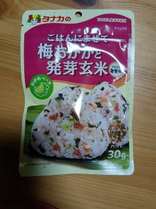 田中　ごはんにまぜて梅おかかと発芽玄米　３０ｇのレビュー画像