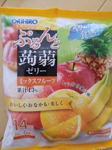 ぷるんと蒟蒻ゼリーパウチＭフルーツ　２０ｇ×６の商品写真