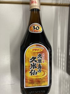 久米島の久米仙　ブラウン３０度　乙　瓶　７２０ｍｌ
