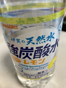サンガリア　伊賀の天然水強炭酸水レモン　５００ｍｌのレビュー画像