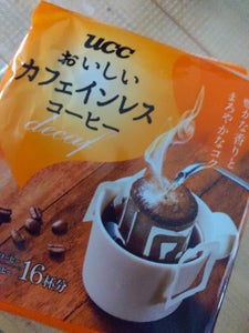 ＵＣＣ　おいしいカフェインレスコーヒー　７ｇ×１６のレビュー画像