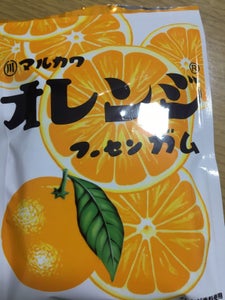 丸川製菓　チャック袋オレンジフーセンガム　４７ｇの商品写真
