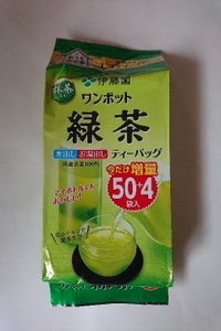 伊藤園　ワンポットエコティーバッグ　緑茶　５０個のレビュー画像