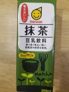 マルサン　抹茶豆乳　パック　２００ｍｌの商品写真