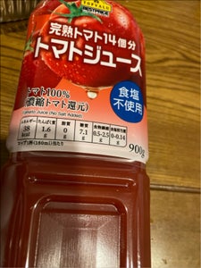 トップバリュ　トマトジュース食塩無添加　９００ｇの商品写真