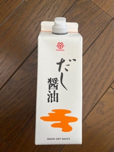 鎌田　だし醤油　紙パック　５００ｍｌの商品写真