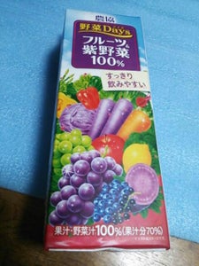 農協　野菜Ｄａｙｓフルーツ＆紫野菜１００％　１Ｌの商品写真