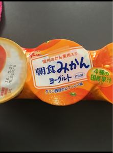 グリコ　朝食みかんヨーグルト　７０ｇ×３の商品写真