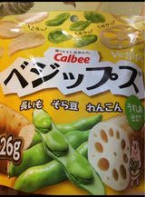 カルビー ベジップス長いもそら豆れんこん 26g