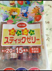 COOP るんるんスティックゼリー 15P