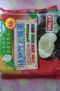 セイウ 4連植物乳酸菌入果汁ゼリー