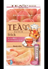 ブレンディティーハートホワイト&イエローピ-チ6本