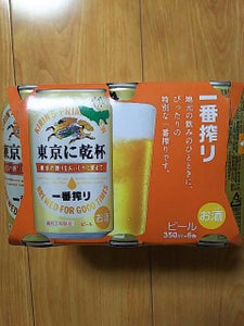キリン　一番搾り　東京に乾杯　缶　３５０ｍｌ×６の商品写真