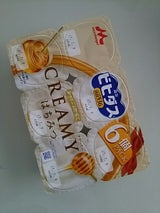 森永 ビヒダスCREAMYはちみつ6ポット 75g