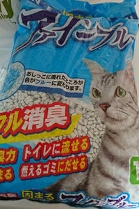 常陸化工　色が変わる紙製猫砂ファインブルー　１３Ｌのレビュー画像