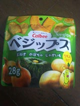 カルビー ベジップス玉ねぎかぼちゃじゃがいも28g