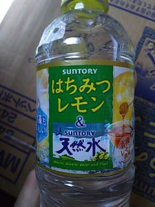 はちみつレモン＆サントリー天然水　５４０ｍｌ×２４の商品写真