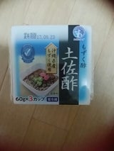 トリトンフーヅ 角タイプ味付もずく 土佐酢 60g