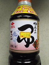 ニビシ 四季のつゆかつお味 ボトル 1L