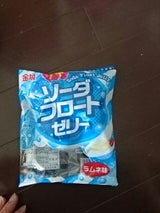 金城製菓 プチソーダフロートゼリーラムネ 10個