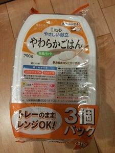 やさしい献立 やわらかごはん 200g×3のレビュー画像