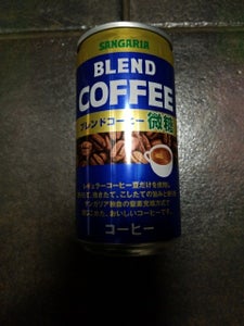 サンガリア　ブレンドコーヒー　微糖　缶　１８５ｇの商品写真