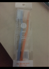 キャップ付ハブラシ 2P