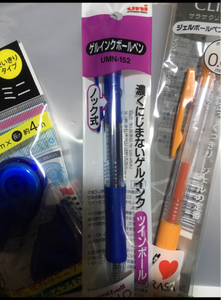 三菱　ボールペン　シグノ　ノック式　　　　　　　青の商品写真